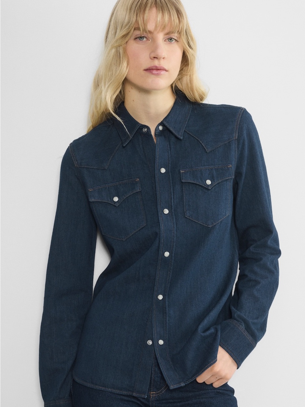 Denim Forum Western Denim Shirt